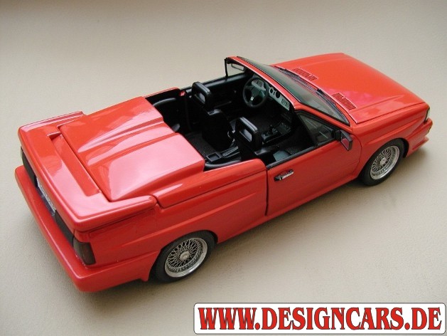 Audi Quattro coupe treser roadster 1/18 Sun Star